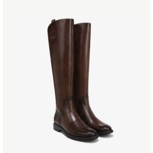 Franco Sarto Shoes - Franco Sarto Meyer Hand Finished‎ Leather Riding Boots Brown Women's 6.5 NEW NIB